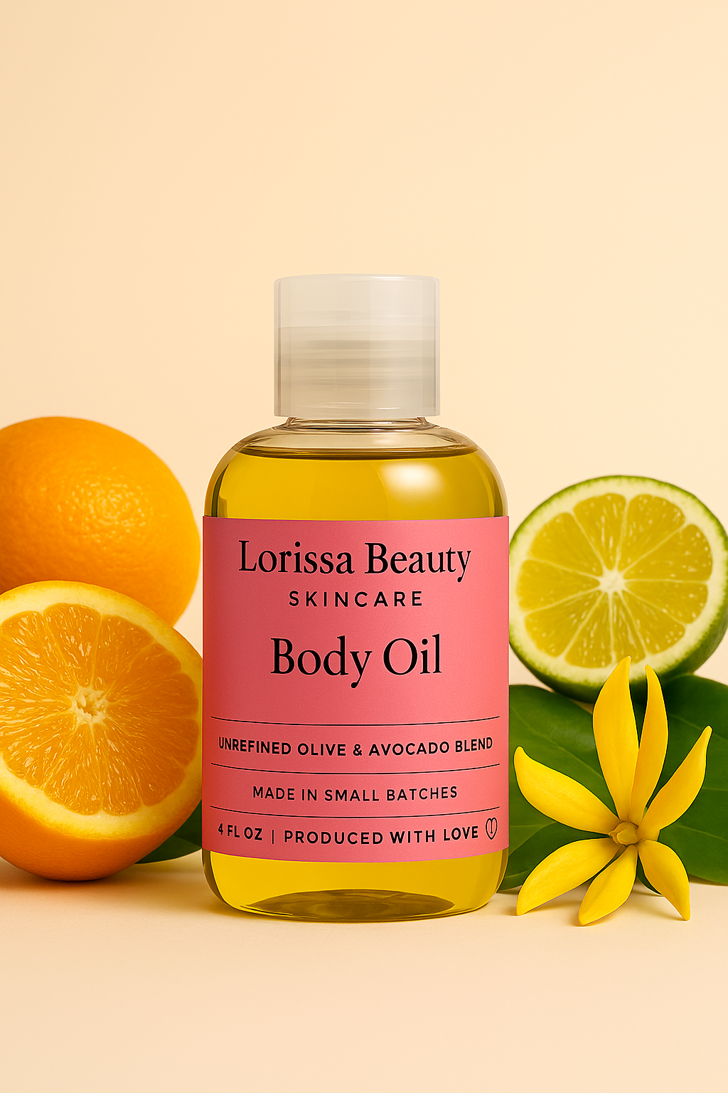 Triple-Oil Dry Body Oil: Almond, Olive & Avocado - 4oz
