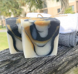 Charcoal Turmeric & Lemon Essential Oil Soap-3-4 oz