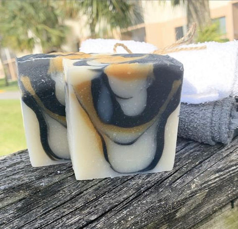 Charcoal Turmeric & Lemon Essential Oil Soap-3-4 oz